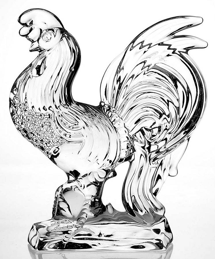 Animals & Figurines #2629 Chanticleer (Rooster) by Fostoria-1