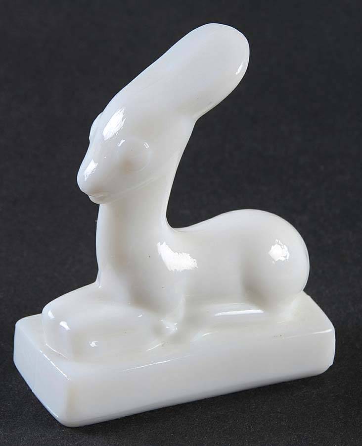 Animals & Figurines #2589 1/2 Reclining Deer by Fostoria-1