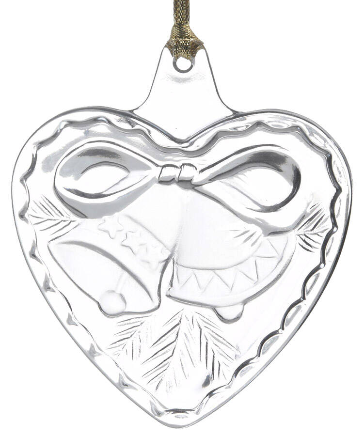 Animals & Figurines Heart/Bells Ornament by Fostoria-1
