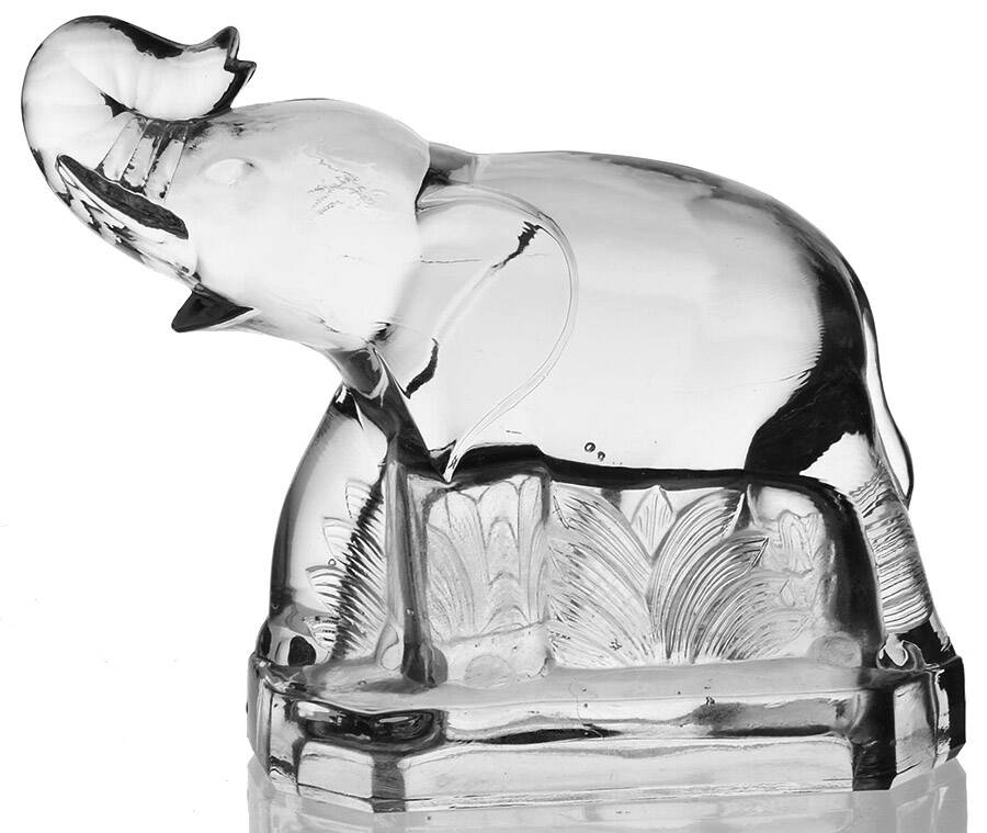 Animals & Figurines #2580 Elephant Bookend by Fostoria-1