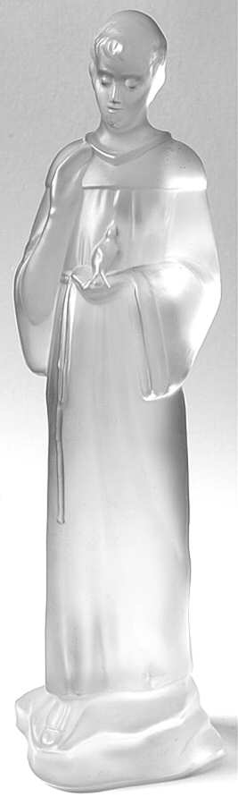 Animals & Figurines Triangular Base Saint Francis by Fostoria-1