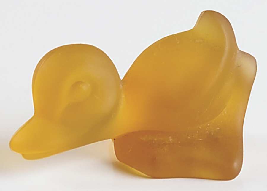 Animals & Figurines #2632/407 Duckling "C" Head Down by Fostoria-1