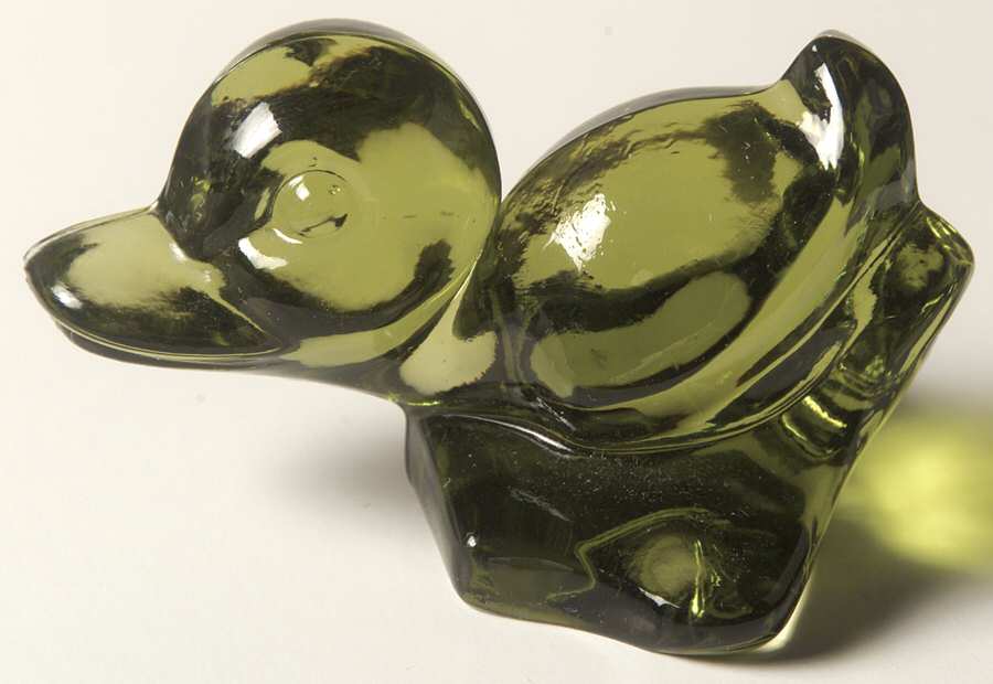 Animals & Figurines #2632/407 Duckling "C" Head Down by Fostoria-1