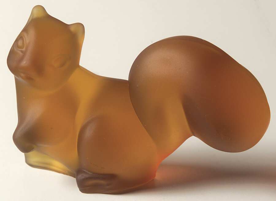 Animals & Figurines #2631/702B Crouching Squirrel by Fostoria-1
