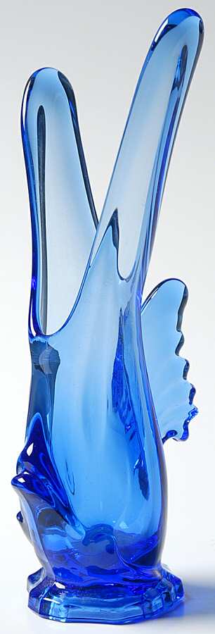 Animals & Figurines #2497/787 Flying Fish Vase by Fostoria-1