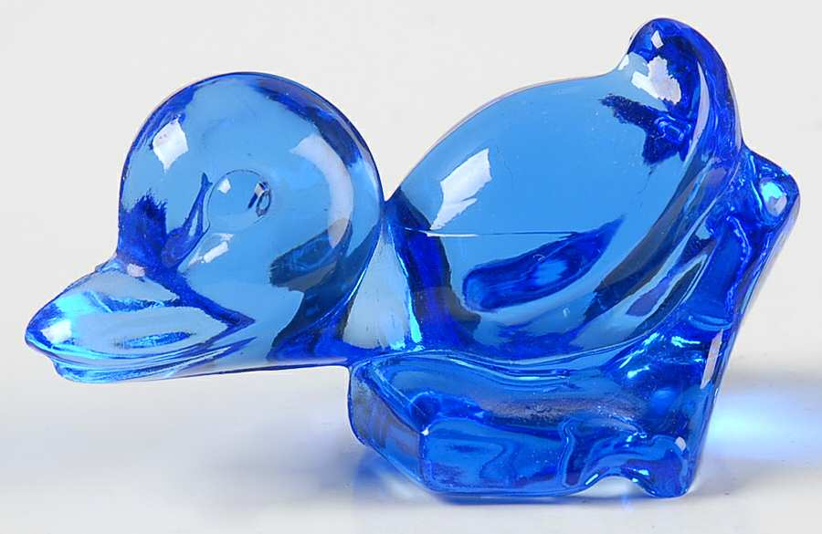 Animals & Figurines #2632/407 Duckling "C" Head Down by Fostoria-1