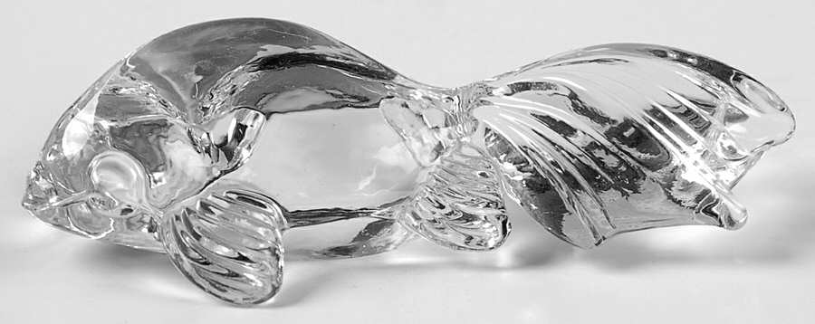Animals & Figurines #2633A Horizontal Goldfish by Fostoria-1