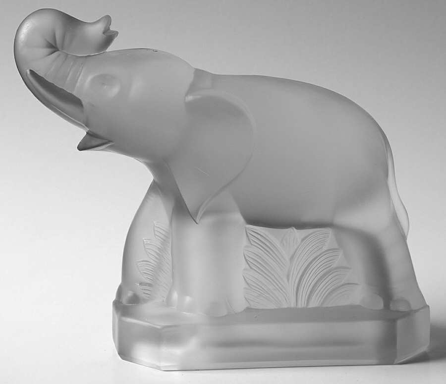 Animals & Figurines #2580 Elephant Bookend by Fostoria-1