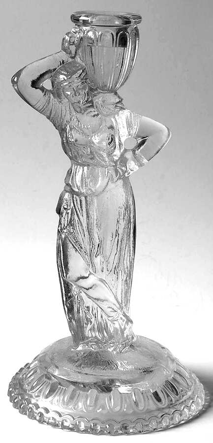 Animals & Figurines Rebecca Candlestick by Fostoria-1