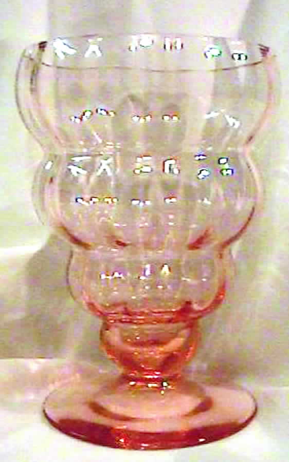 4101 Pink 2 1/2 Oz Footed Tumbler by Fostoria-1