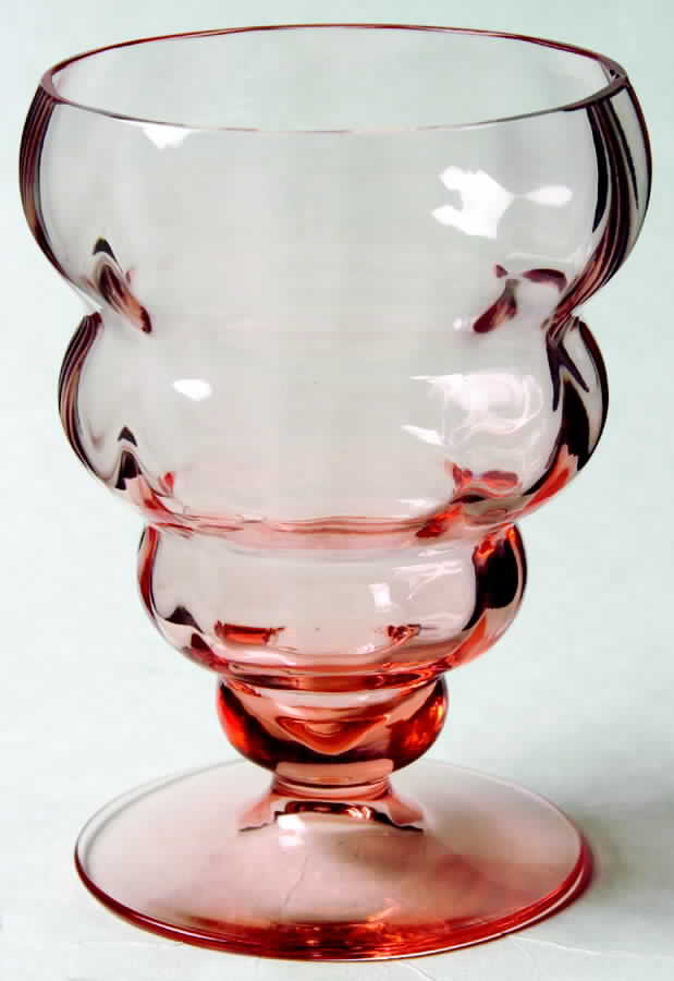 4101 Pink 9 Oz Footed Tumbler by Fostoria-1