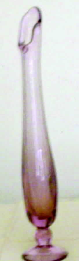 Decorator Collection Lavender 12" Swung Bud Vase by Fostoria-1