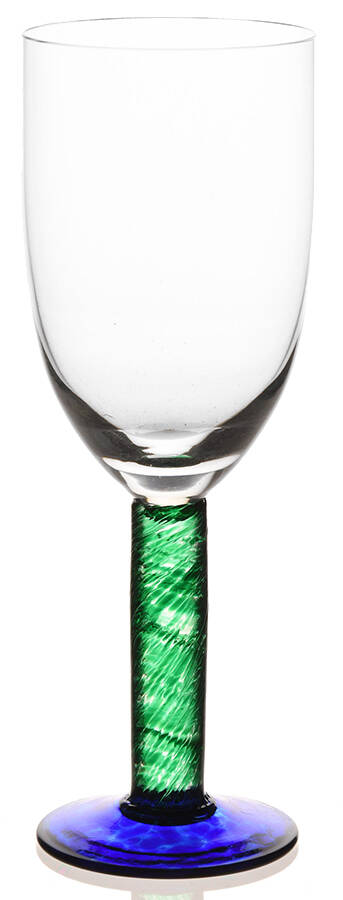 FOS6 (Green-Blue) Wine Glass by Fostoria-1