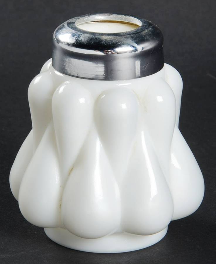 Teardrop Milkglass Mustard No Metal Lid by Fenton-1