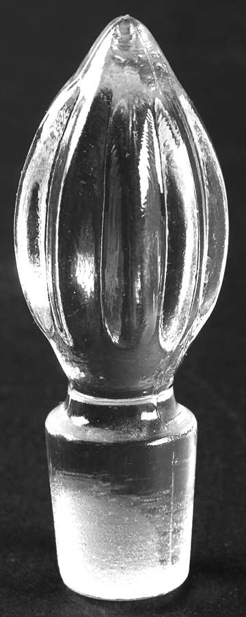Rose Overlay Stopper for Cologne Bottle by Fenton-1