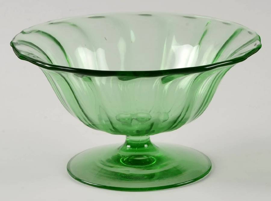 2374 Green Nut Bowl by Fostoria-1