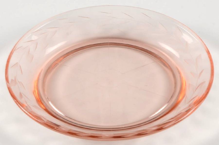 2272 Pink Coaster by Fostoria-1