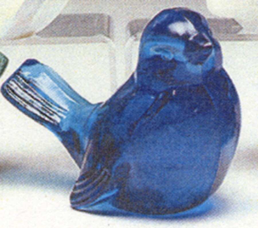 Twilight Blue #5163 Small Bird by Fenton-1