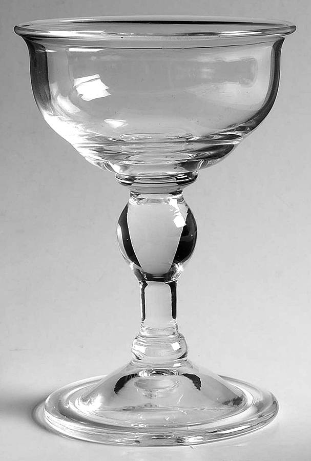 Baluster Champagne/Tall Sherbet by Foreign Advisory Crystal-1