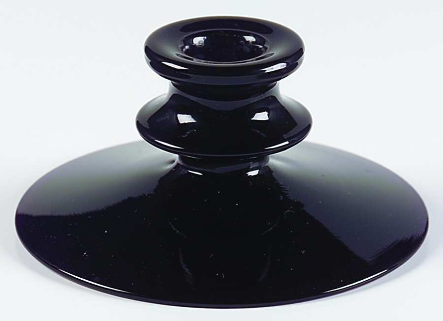 2324 Black 2" Single Light Candlestick by Fostoria-1