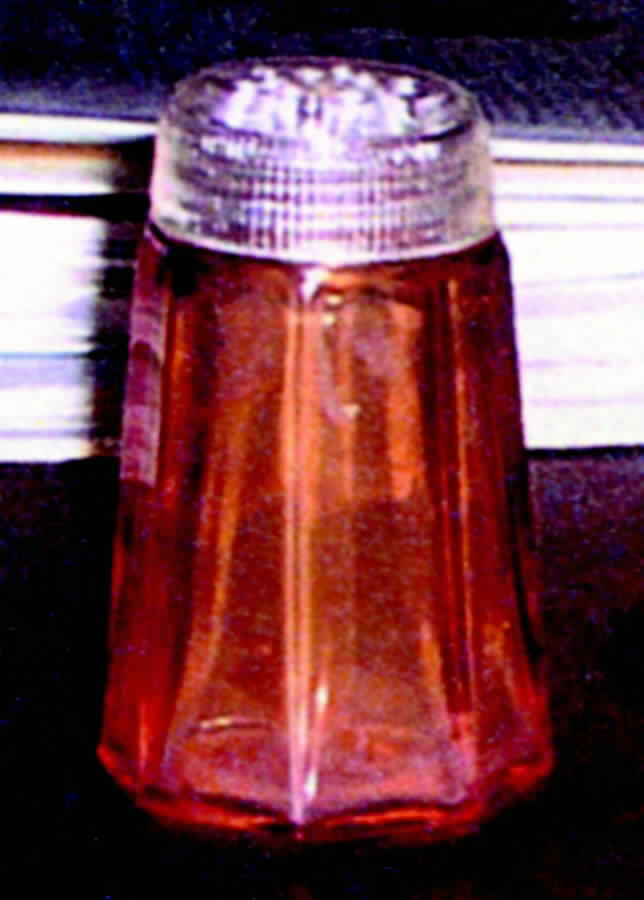 2128 Amber Shaker with Glass Lid by Fostoria-1