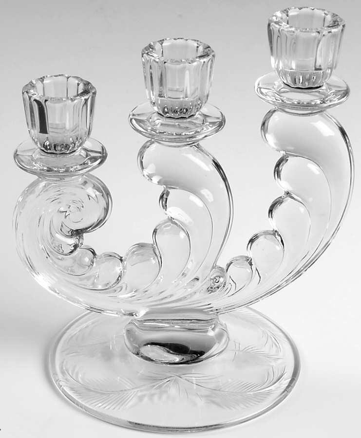 2594-1 3 Light Candlestick by Fostoria-1