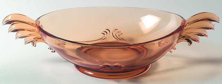 2484 Amber 10" Handled Bowl by Fostoria-1