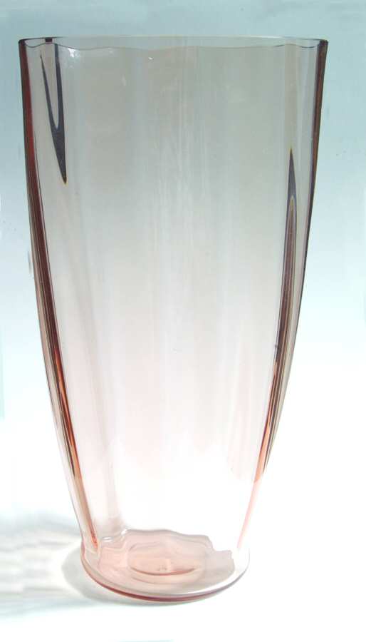 4107 Pink 12" Flower Vase by Fostoria-1