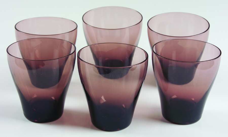 4168 Fawn (Brown) Beverage Set with 5 Tumblers 10oz & Plastic Holder by Fostoria-1