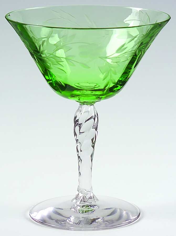 5097-4 (Green) Champagne/Tall Sherbet by Fostoria-1