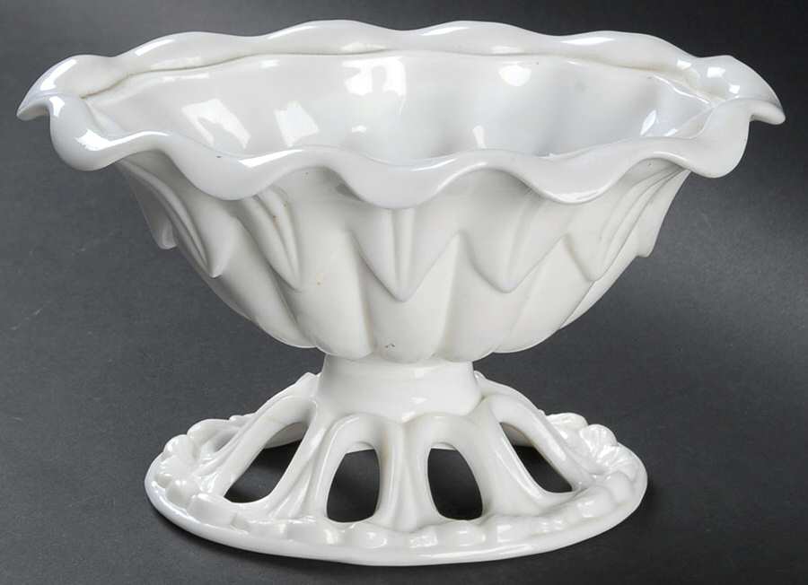 2693 Milk Glass Footed Urn No Lid by Fostoria-1