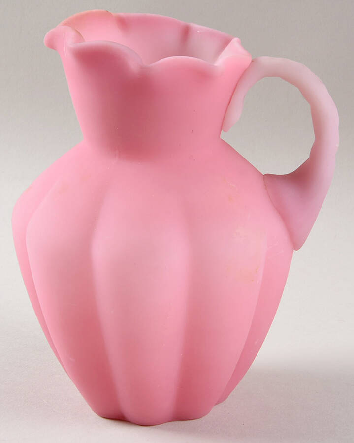 Rose Satin 16 Oz Pitcher by Fenton-1