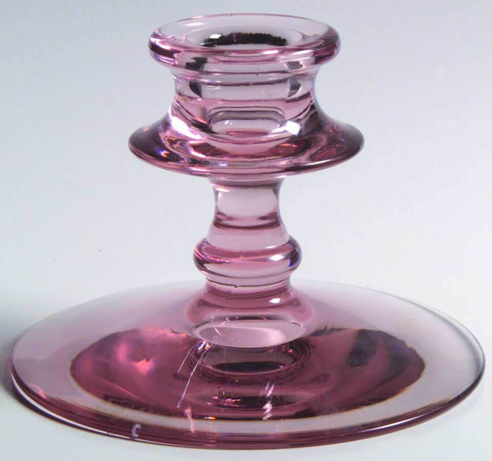 2324 Orchid 3" Single Light Candlestick by Fostoria-1