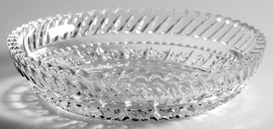 Virginia Clear (Lead Giftware) Oval Sweet Meat Dish by Fostoria-1
