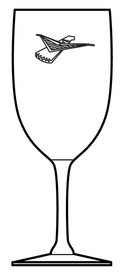 Thunderbird (Stem #6102) Water Goblet by Fostoria-1