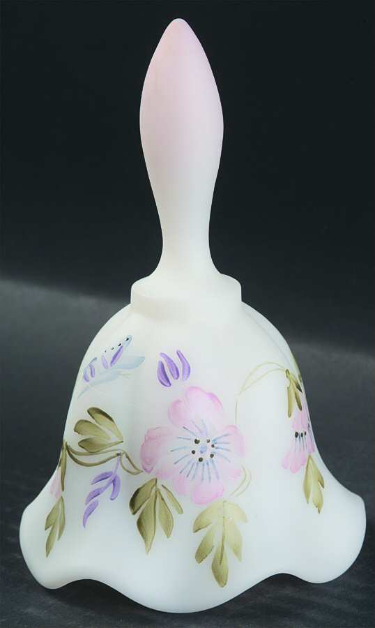 Asters and Butterflies Bell by Fenton-1