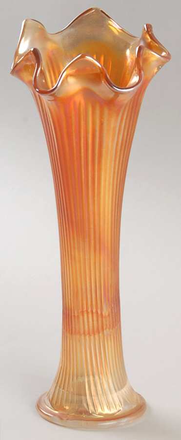 Fine Rib Marigold 8"-11" Medium Swung Bud Vase by Fenton-1