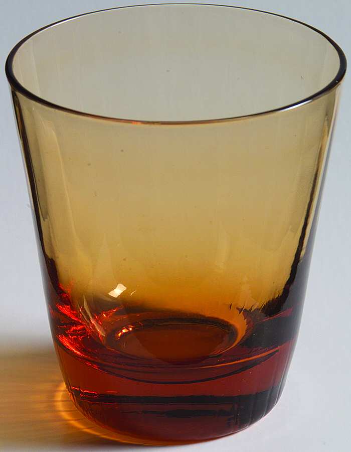 1184 Amber 6 Oz Flat Tumbler by Fostoria-1