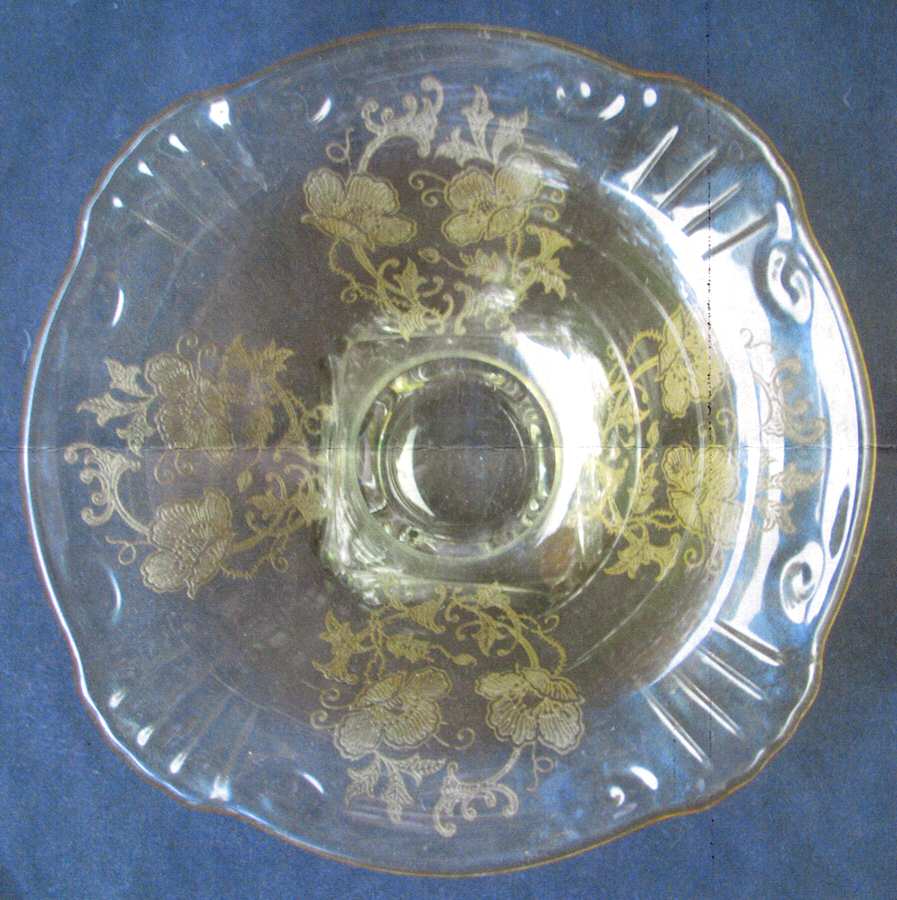 Legion Topaz Low Round Compote (Height X Width) by Fostoria-1