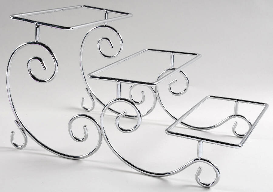 Estate 3 Tier Serving Dish, Metal Stand Only by Fifth Avenue-1