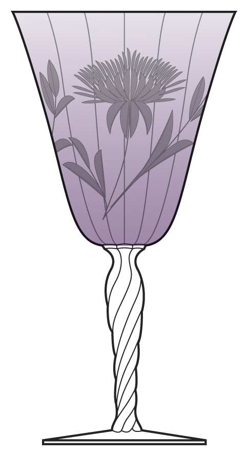5097-5 Amethyst Water Goblet by Fostoria-1