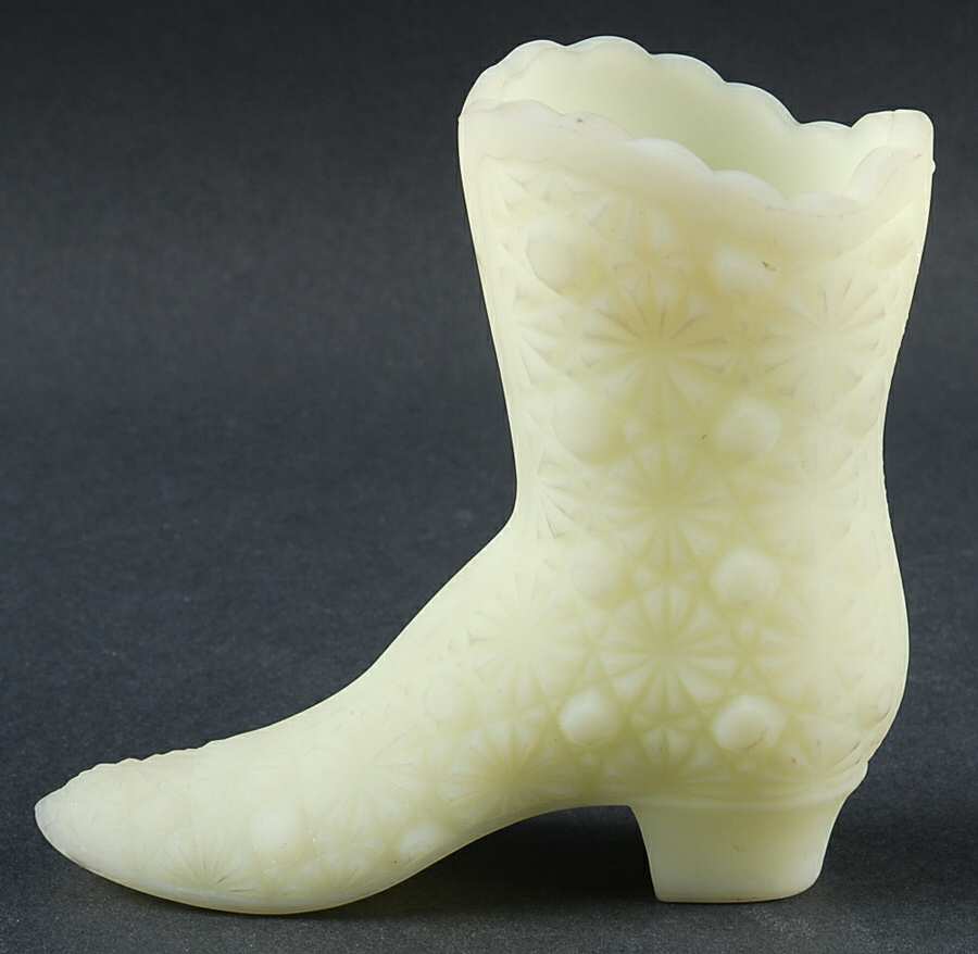 Custard Satin Boot by Fenton-1