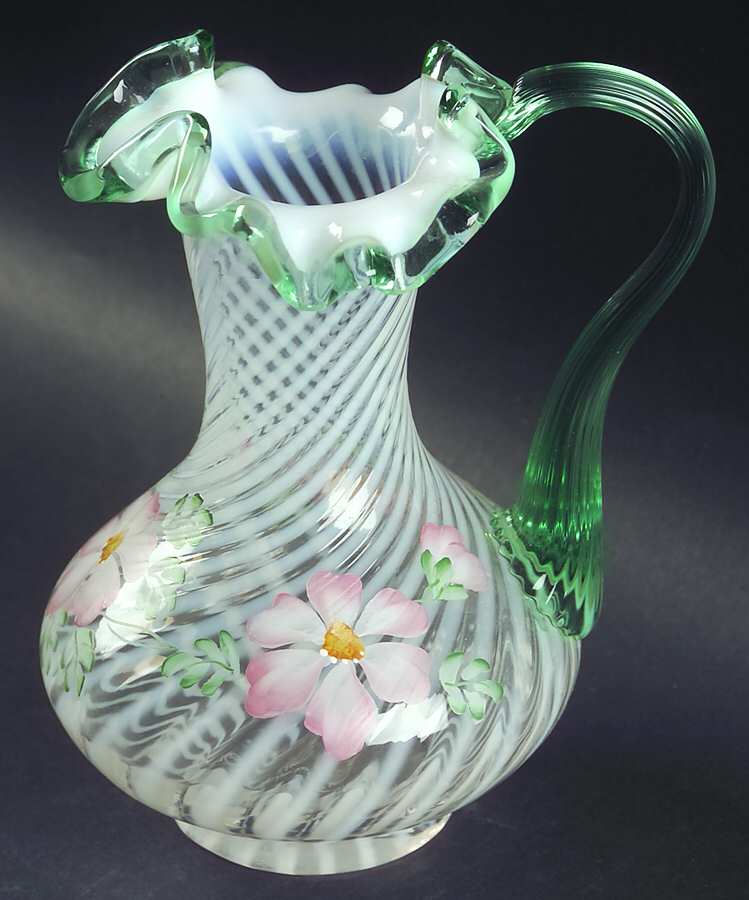Meadow Beauty 24 Oz Pitcher by Fenton-1