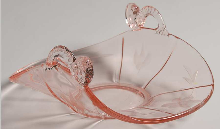 Dolphin Cut Pink Bon Bon by Fenton-1
