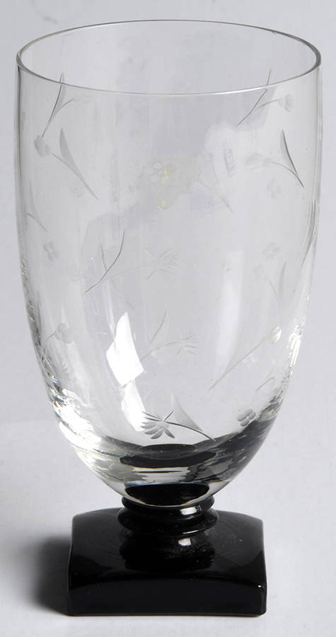 Millefleur (Black Stem&Foot) Juice Glass by Fostoria-1
