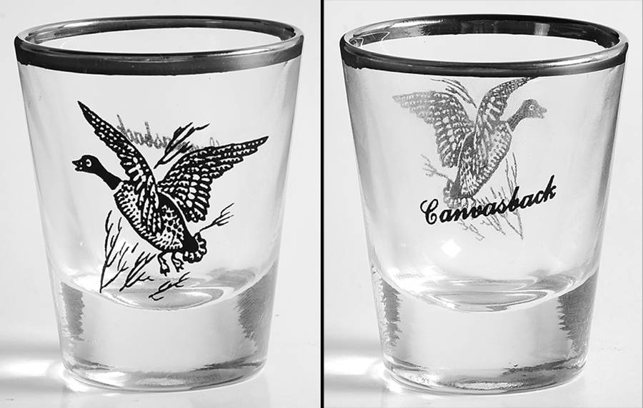 Sportsman Shot Glass by Federal Glass -1