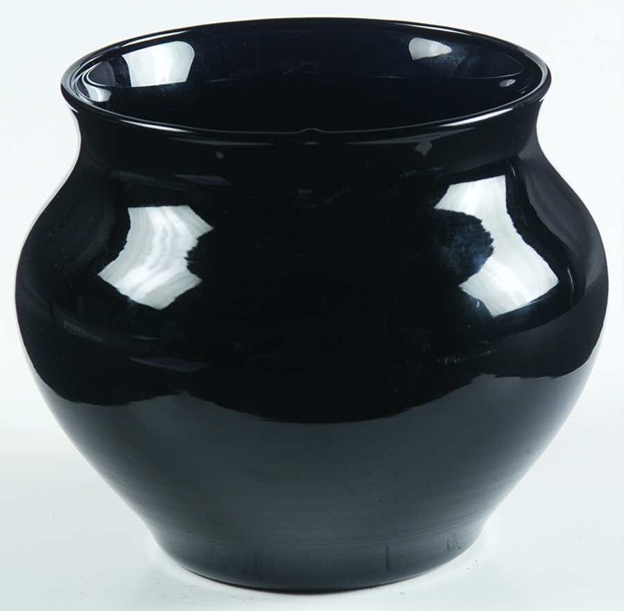 4103 Black 4" Flower Vase by Fostoria-1