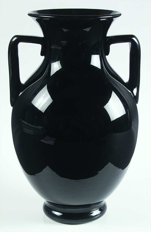 2360 Black 10" Footed Flower Vase by Fostoria-1