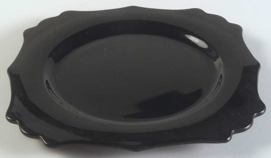Elizabeth Black Salad Plate by Fenton-1