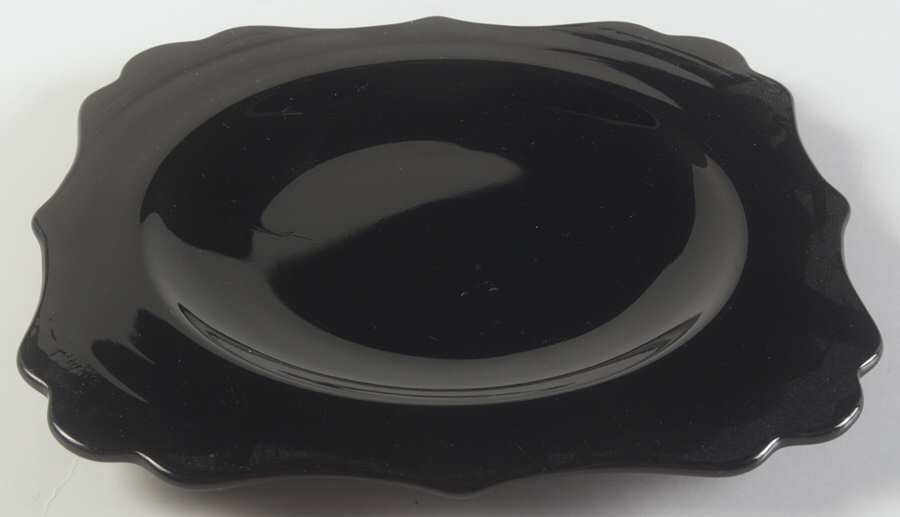 Elizabeth Black Luncheon Plate by Fenton-1